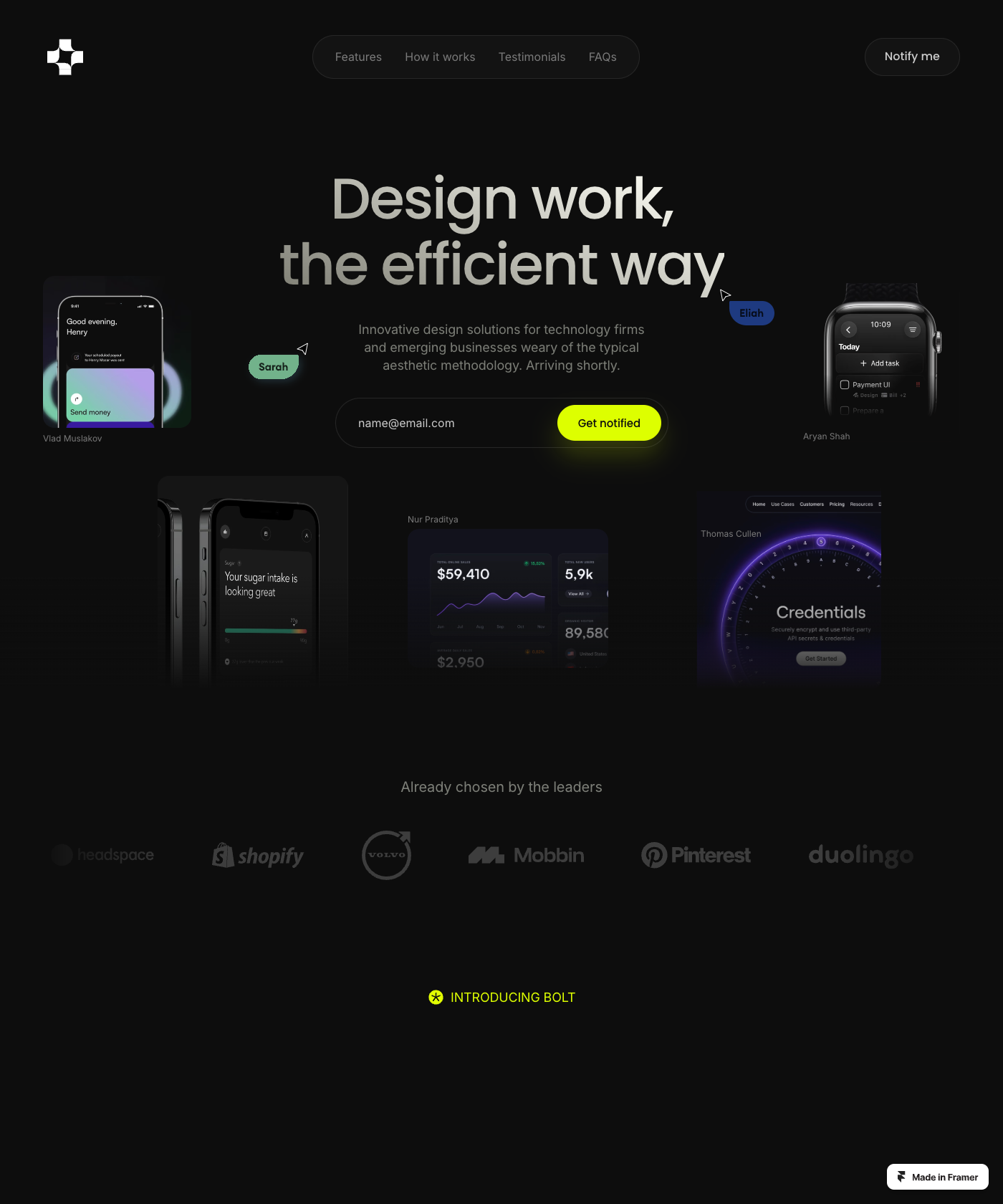 Screenshot of Atomic — Creative Professional Website